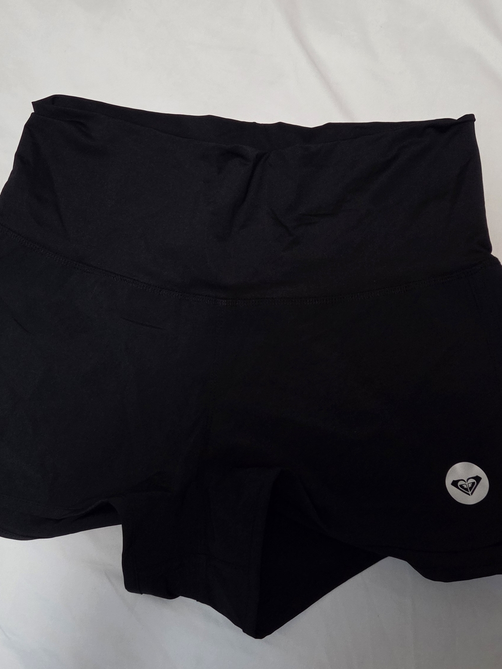 Roxy High-Waist Black Women’s Active Shorts